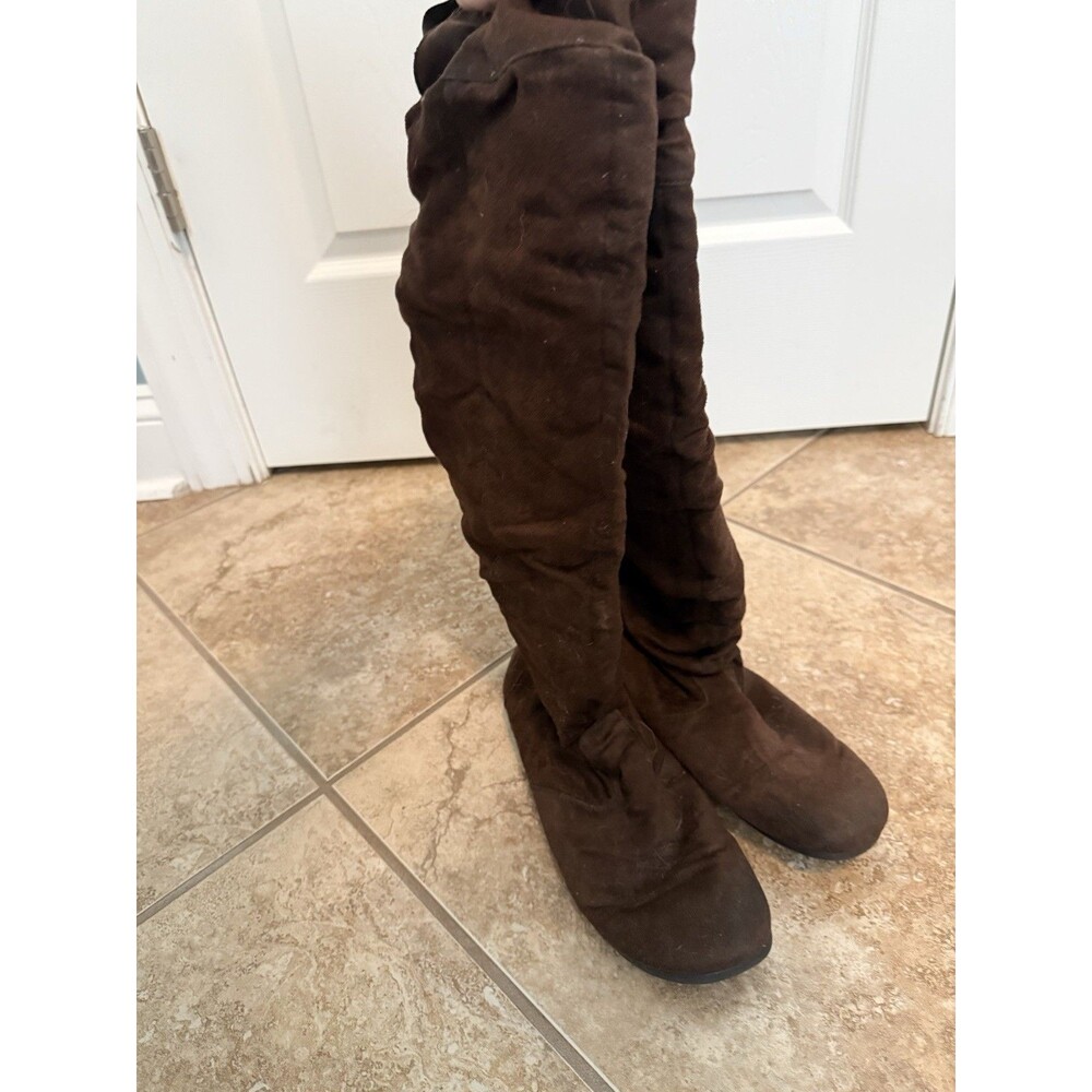 Women's Dark Brown Knee High Boots